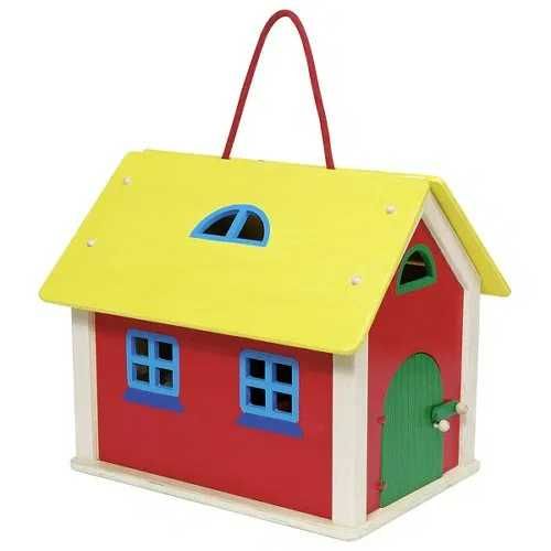 Ferma animalelor, cu 31 accesorii, de lemn, tip cabana, 3 ani+