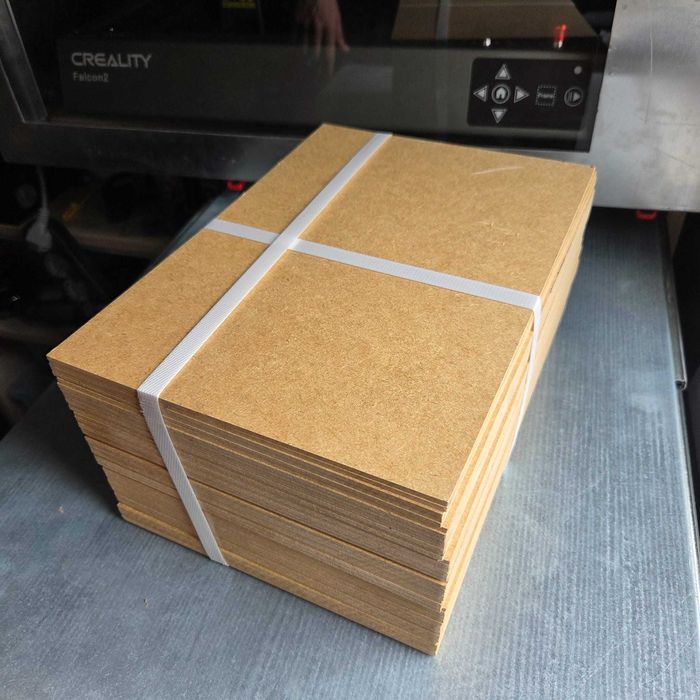 Panouri MDF din lemn, format A4 (50 buc.), grosime 3mm