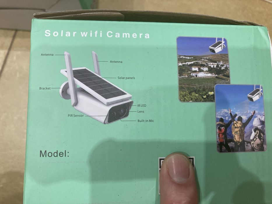 Соларна камера Напълно автономна Безжична WIFI  Нови с карта памет