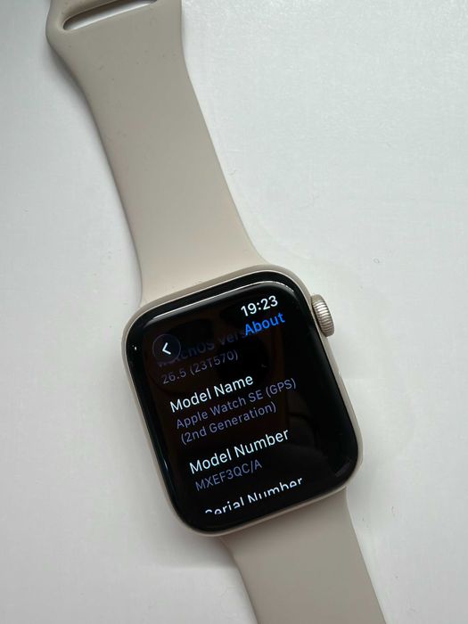 ! КаТо НоВ ! Apple Watch SE2 GPS V3 40mm 100% батерия Rose Gold
