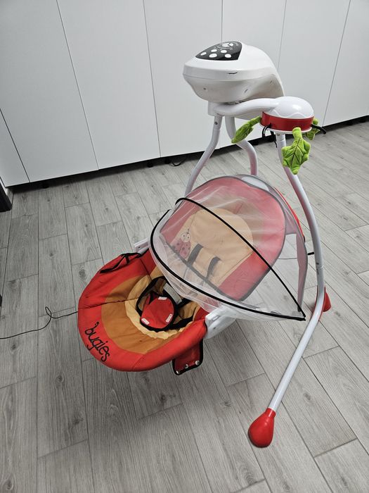 Leagăn electric copii pliabil cu melodii 80% Reducere