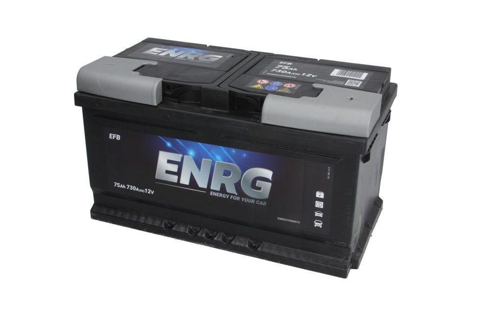 Акумулатор с гаранция 75 ah ENRG