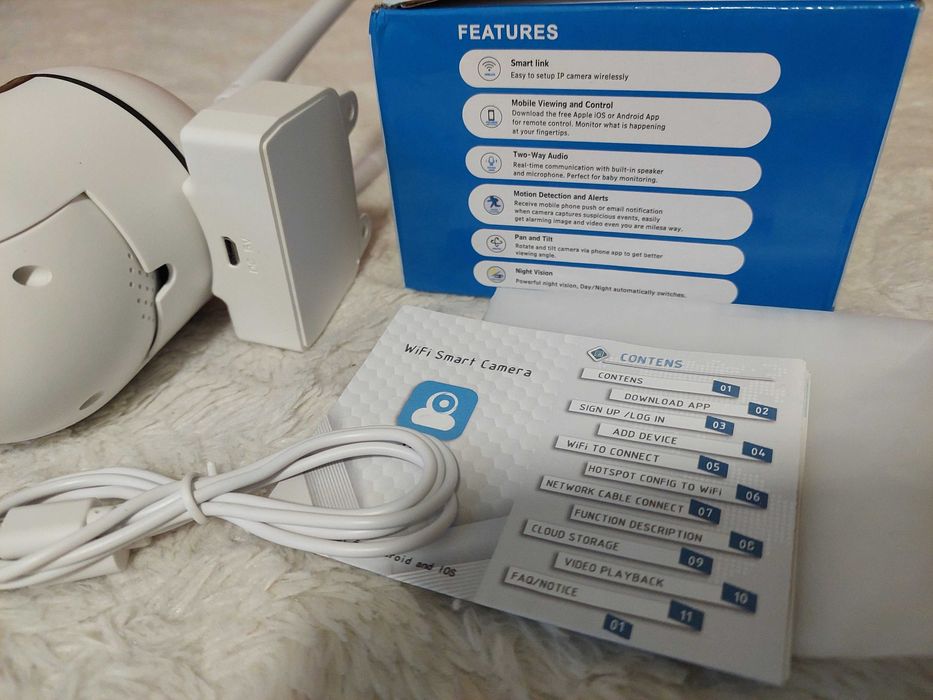 Camera WiFi Pro Full Hd 1080P PTZ 360 Noua! Intelligent Camera copii