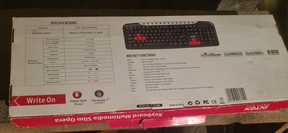 Tastatura Multimedia  Intex Slim Omega
PS2
2 buc
30 lei / buc
Nefolosi