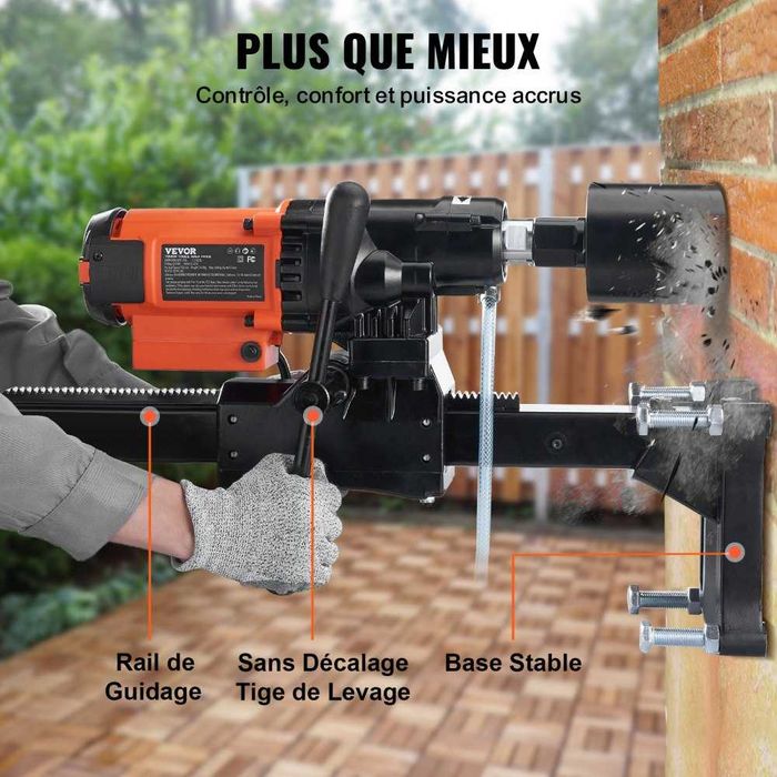 Kit Mașină de Carotat Profesională Ø230 mm | 2 Carote Incluse | 2.880 Lei + TVA