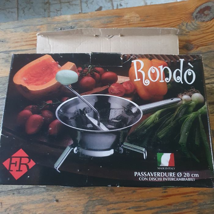 Aparat pasat legume Rondo inox Nou