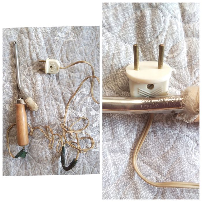 Плойка Электрощипцы Завиток и электрорасческа СССР