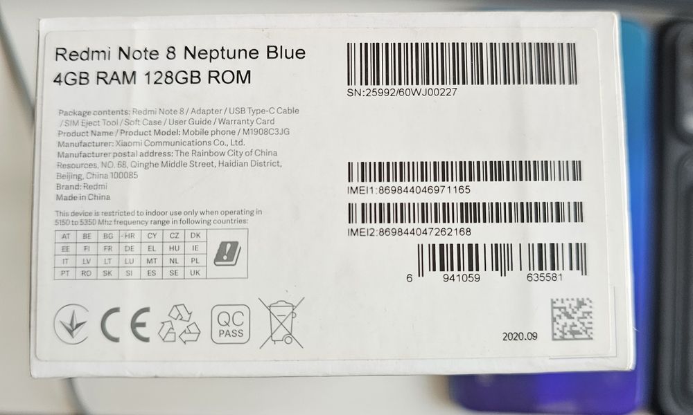 Продам 30 000тенге Сиоми xiaomi redmi note 8 128gb