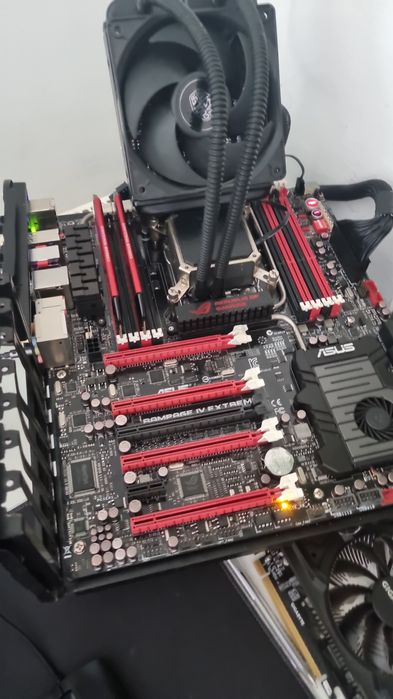 Kit Asus Rampage IV lga 2011&i7 3820 4.3ghz&1AIO Cooler Master