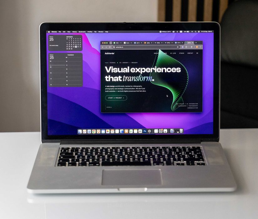 Macbook Pro 15 inch 2015, i7, 16gb RAM, 512 Gb ssd (baterie 13 cicluri)