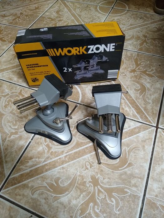 Pachet de doua menghine din aluminiu, rotative prindere cu ventuza,