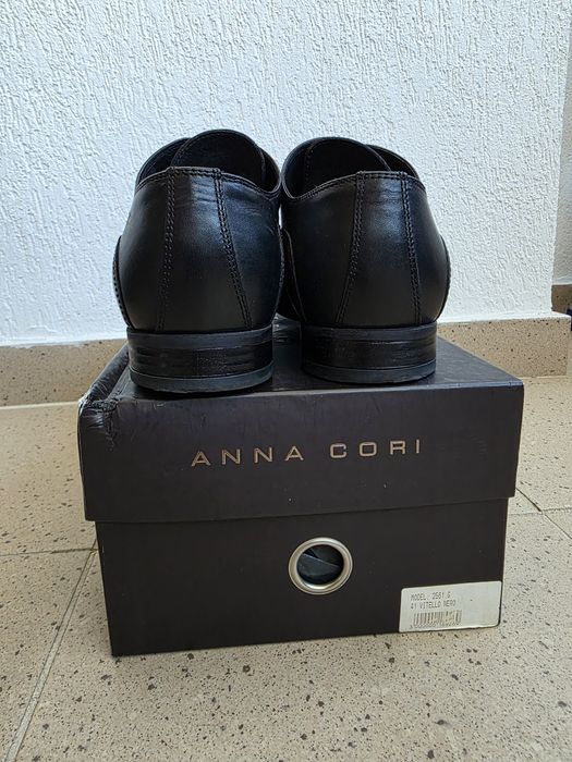 Pantofi eleganti Anna Cori Vitello Nero