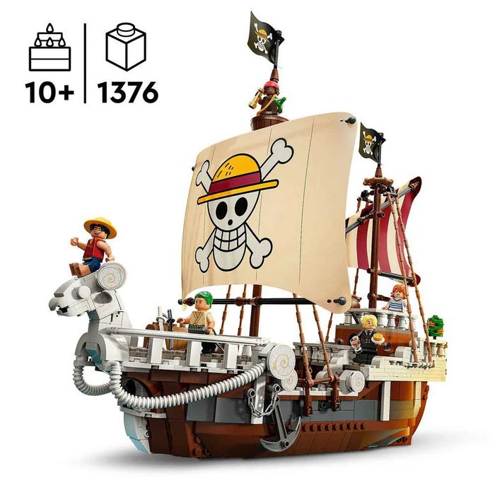 Нови Lego One Piece - Колиба в Windmill Village/Buggy the Clown/Корабът Going Merry