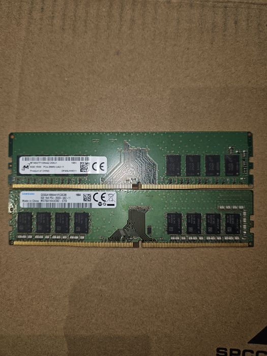 Memorii RAM 2x8 GB RAM (16GB) 2666 mhZ Dual-Channel, produs testat