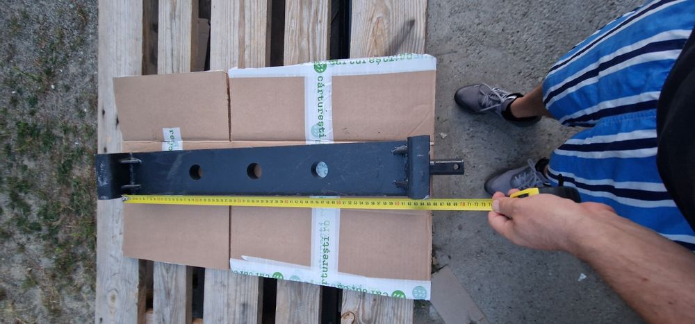 Bara remorcare din otel cu aripioare de blocaj UTB U-650 U-640 si U-68