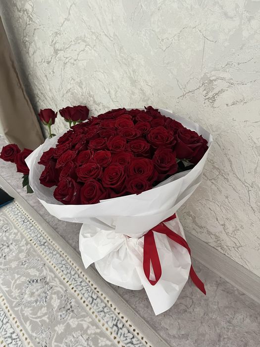 Свежий букет 51 роза