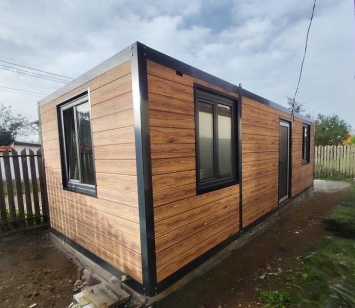 Бунгало Контейнер за живеене Офис павилион Бутка магазин 6х2.40м