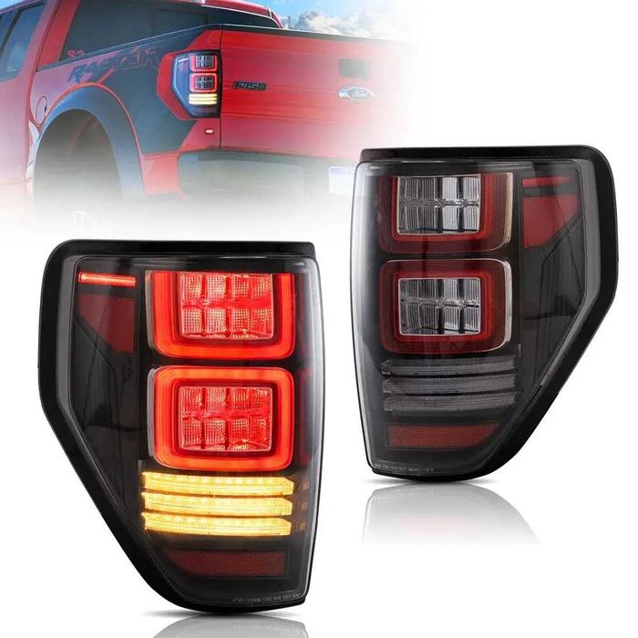 FORD F150 2009 - 2014 предна броня, задна броня, раздувки уширители, решетка, спойлер, фарове стопове с жълти мигачи