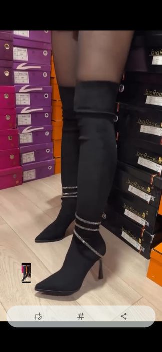 Сапоги чулки новые 36 р