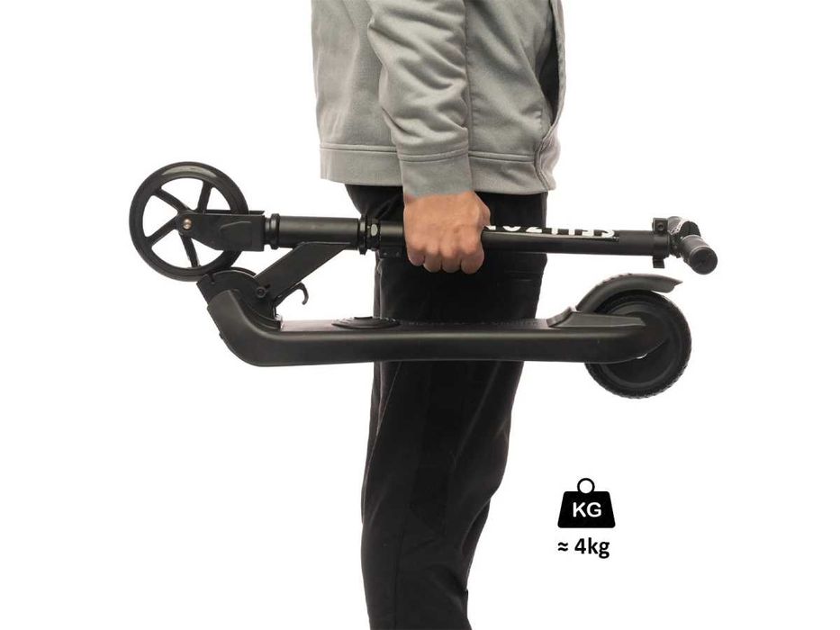 Trotinetă electrică pentru copii, viteză limitată la 7 km/h, 150W