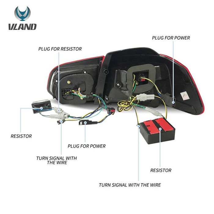 Stopuri LED VW Golf 6 R20 Design Semnalizare Dinamica