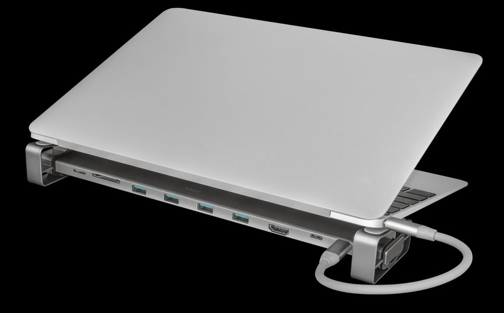 Adaptor IT Trust Dalyx Aluminium 10-in-1 USB-C Multi-Port Docking Stat