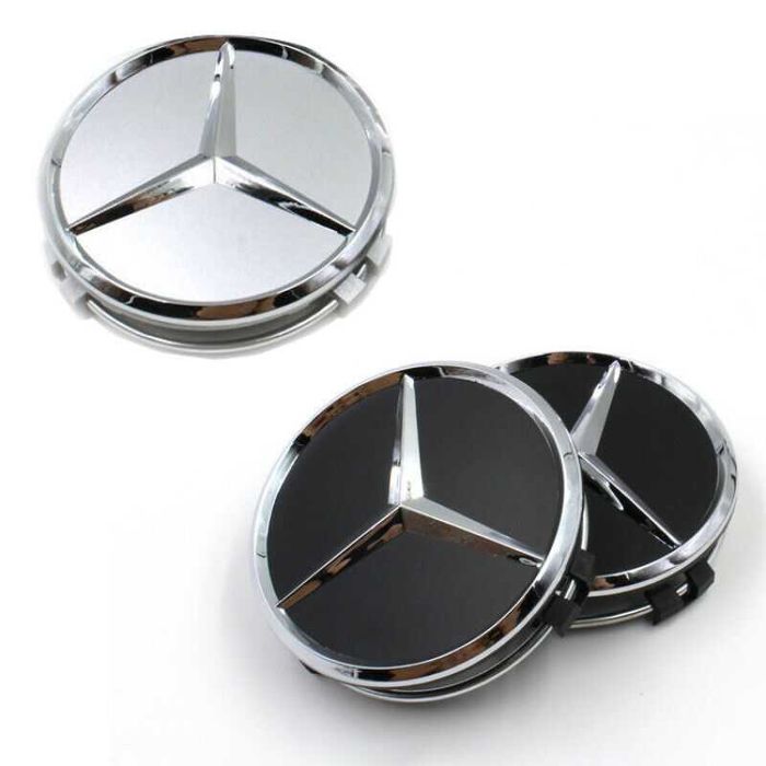 капачки за джанти Мерцедес Mercedes 60mm сиви,черни