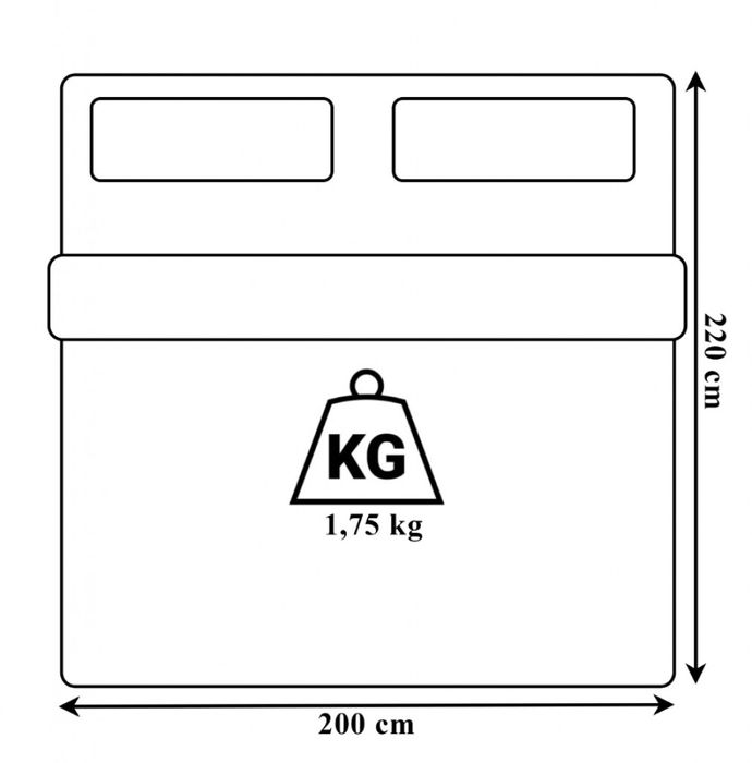 Целогодишен олекотен юрган 200x220 см – Топлина и комфорт за зимата