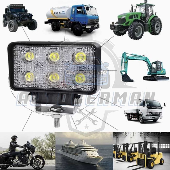 Мощни Прожектори 18W off-road 4х4 атв SUV сафари джипове мотор нови