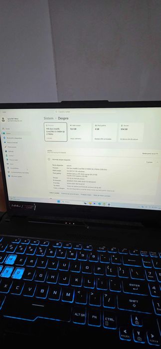 Vand laptop gaming asus tuf f15