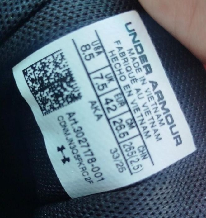 Кроссовки Under Armour 40.5