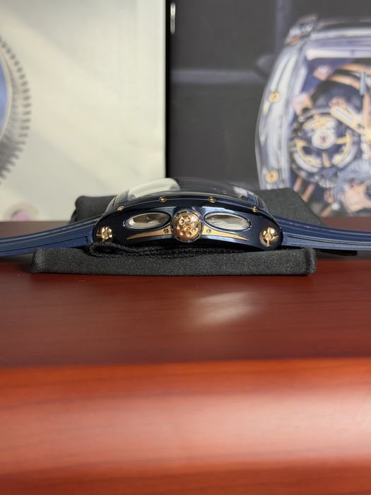 CVSTOS Sealiner GMT Blue Steel 5N Red Gold – Чисто нов!