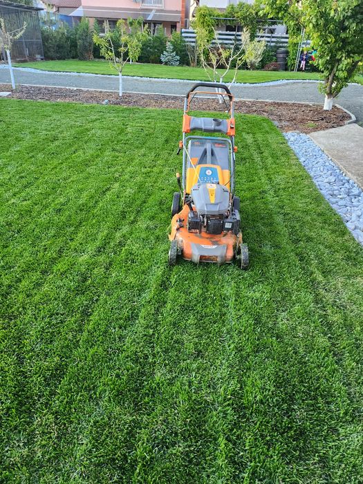 Vand masina tuns iarba 6 CP merge foarte bine