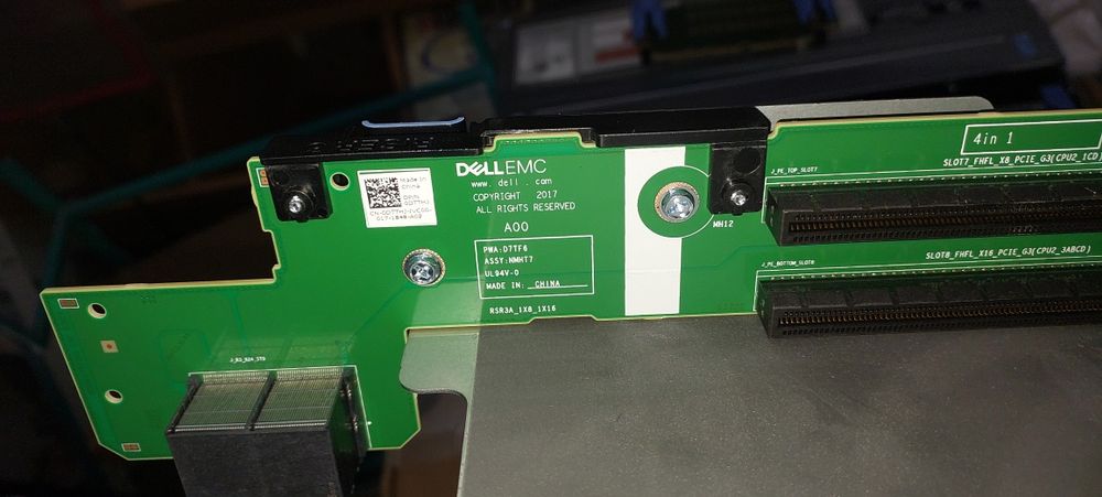 Riser 3A GPU + Cage pt Server Dell PE R740/XD Gen3 x16 0DTTHJ