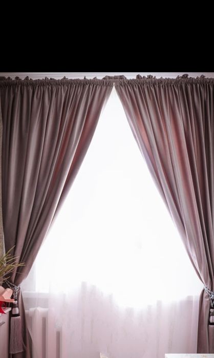 Шторы, тюль на 2 окна