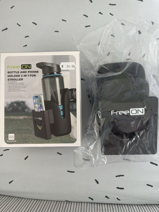 Поставка за чаша и телефон за количка Free one