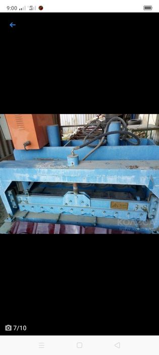 Станок. Для изготовления черепицы