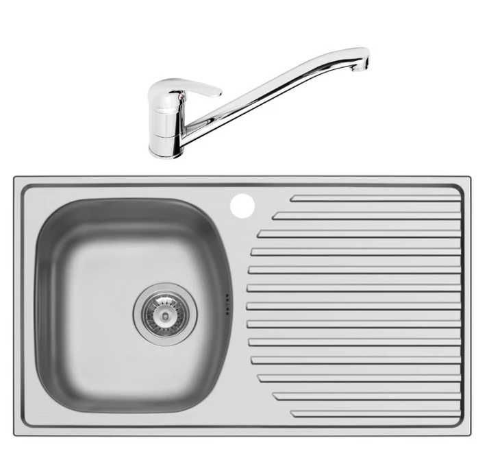 Chiuveta bucatarie, inox, anticalcar, Pyramis Asalia