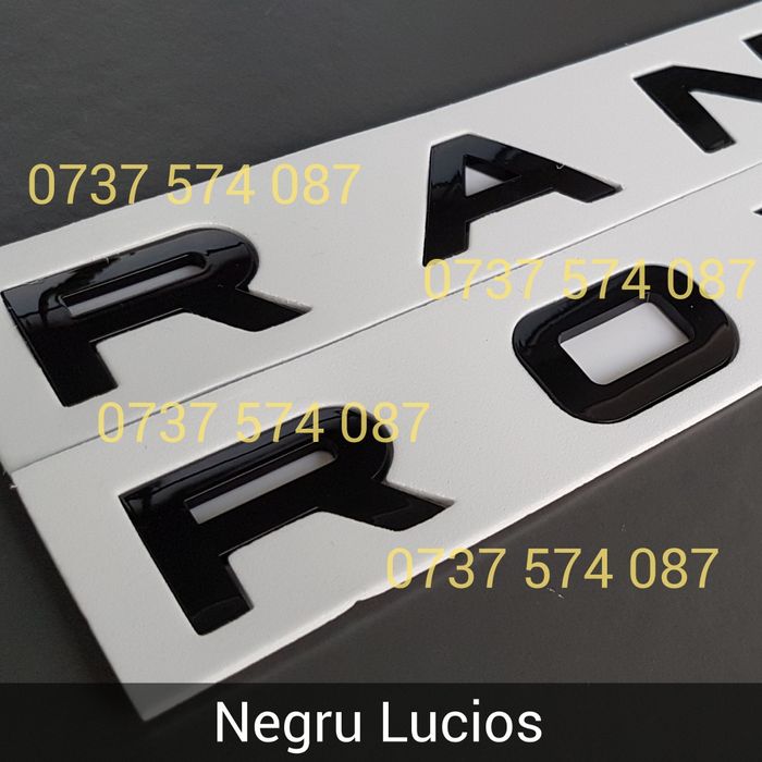 Litere scris RANGE ROVER LAND ROVER SPORT HSE pt capota si portbagaj