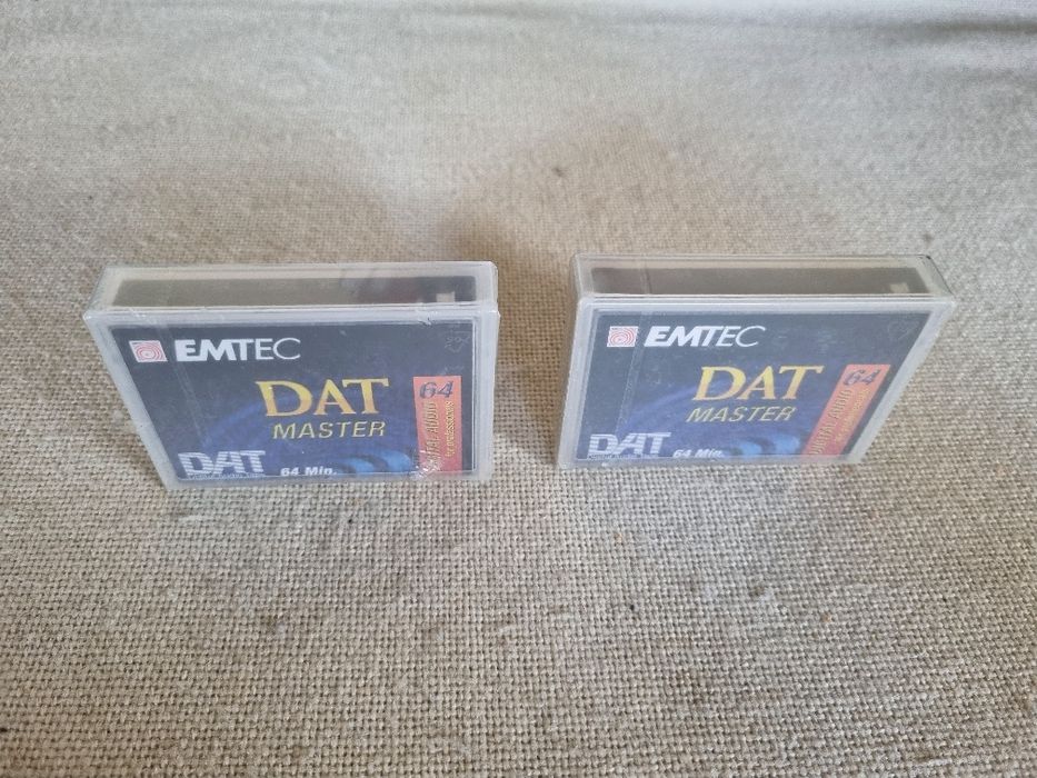 Pachet 2 buc Casete Audio DAT Emtec (Basf). Noi, sigilate.