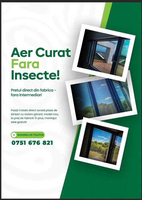 Plasa plise - Montaj Gratuit