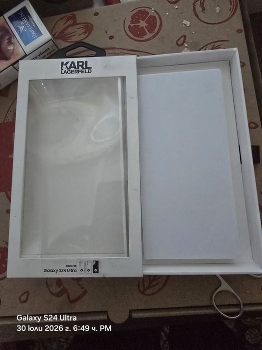 Калъф за телефон Karl Lagerfeld Ikonik 3D Rubber, силикон/TPU, черен, съвместим с Samsung Galaxy S24 Ultra