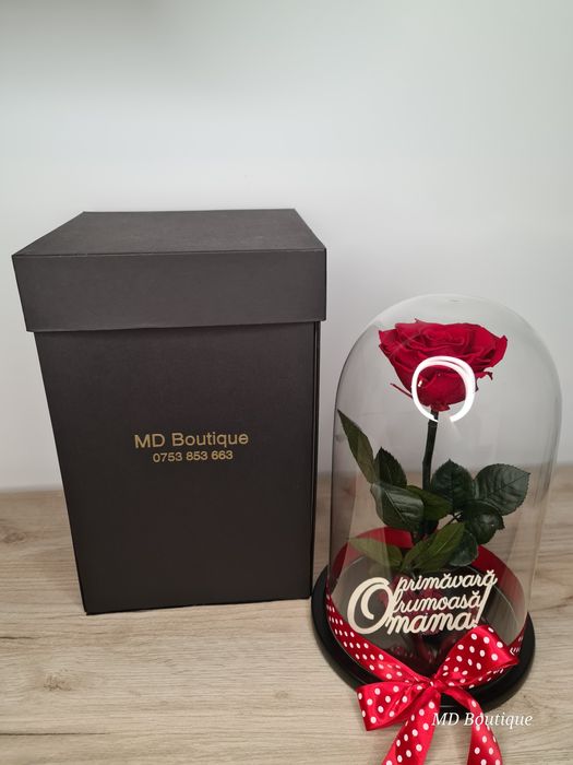 Trandafir criogenat + cutie