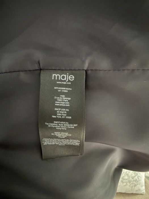 Maje сако с махаща се яка