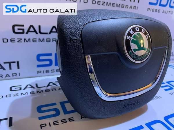 Airbag Volan Modelul cu Comenzi Skoda Octavia 2 2008 - 2013 Cod 1Z0880201AK