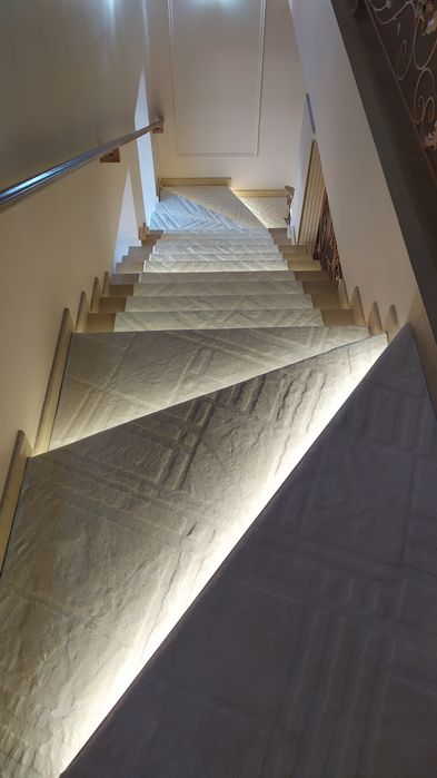 Установка лецницу ковровые дорожки по каждому отдельно !