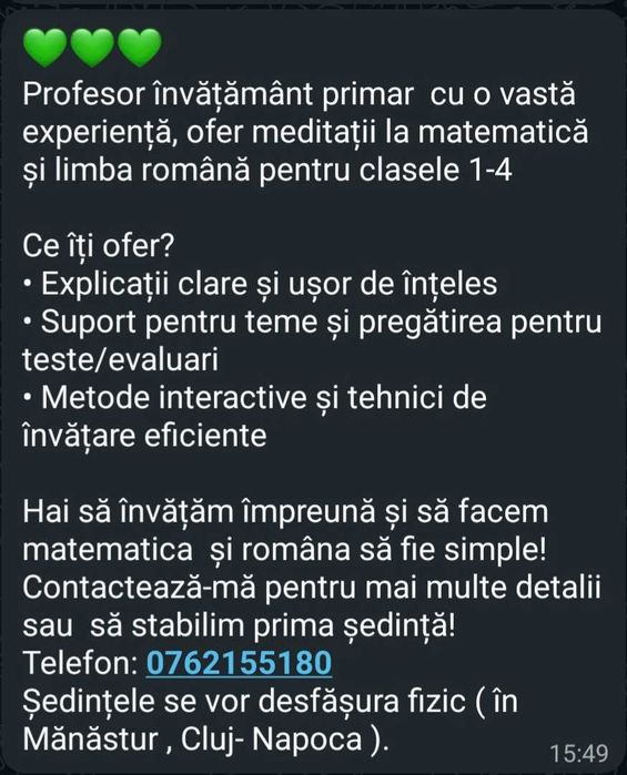 Meditatii CLUJ-Napoca