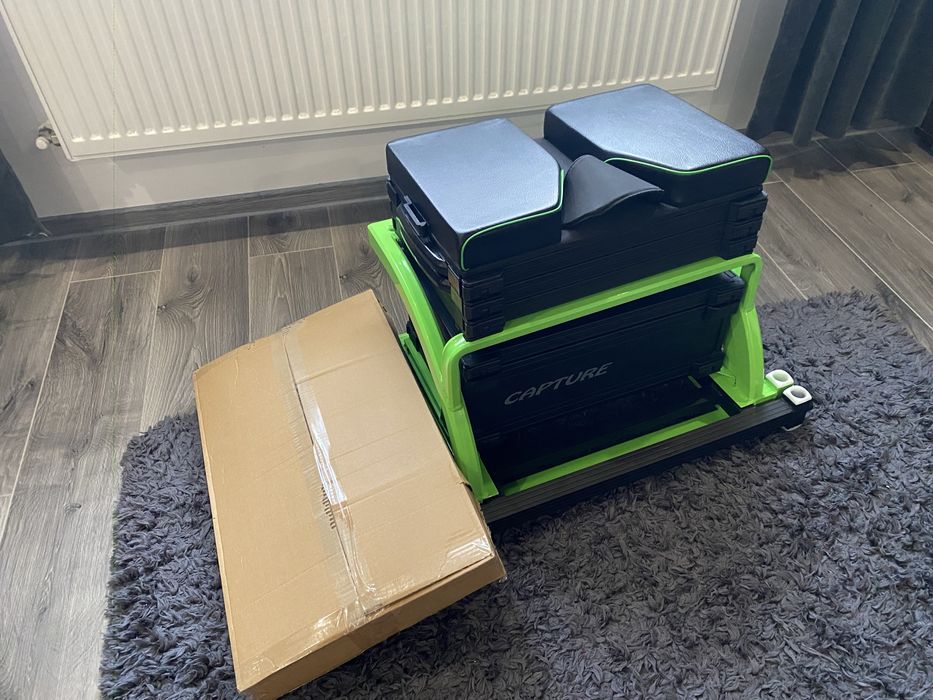 Scaun modular feeder-NOU - Jaf Prestige Xp-6 Aluminium Seatbox 25 mm