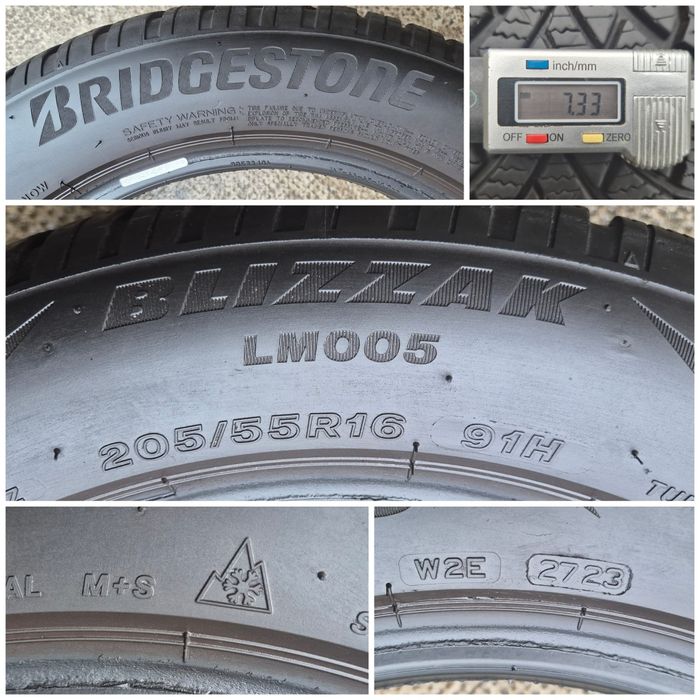 O bucată 205/55 R16 M+S iarnă - una Dunlop Bridgestone Falken