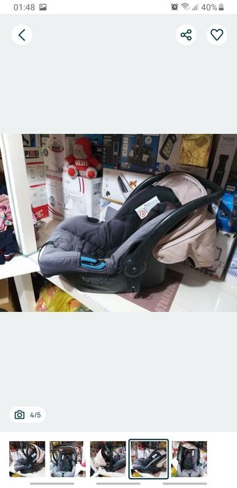 Scaun Auto Bebe Cu Iso.Fix